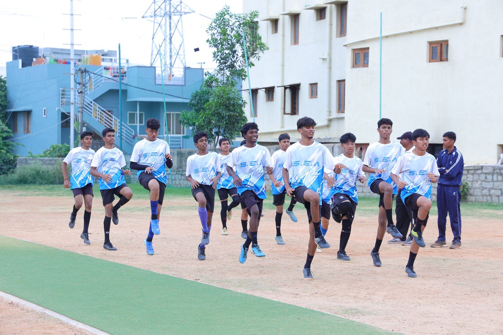 Sports medal and trophy ceremony
